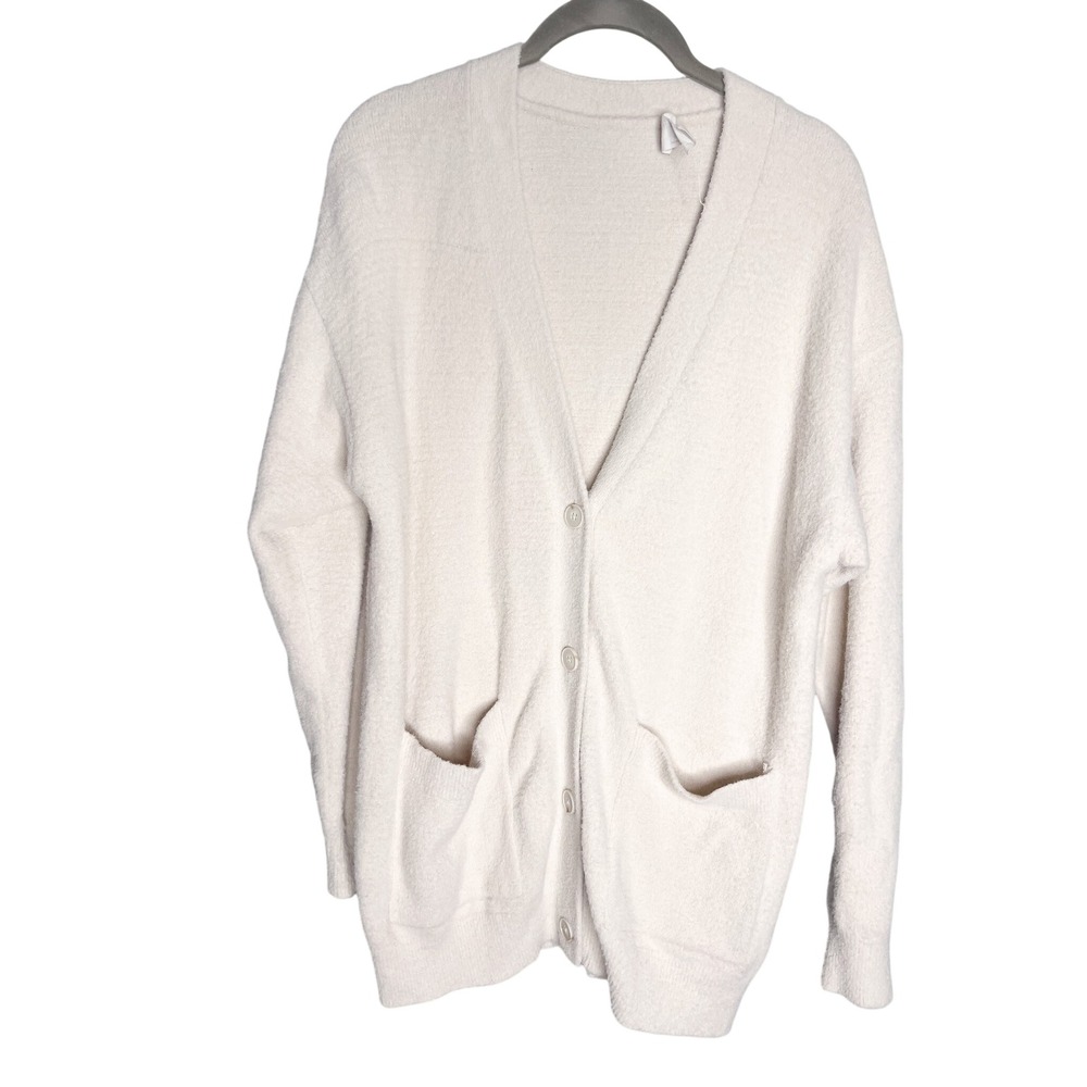 Aritzia Wilfred Free Hush Knit Oversized Cardigan Size XS Cream Off White - Picture 5 of 11